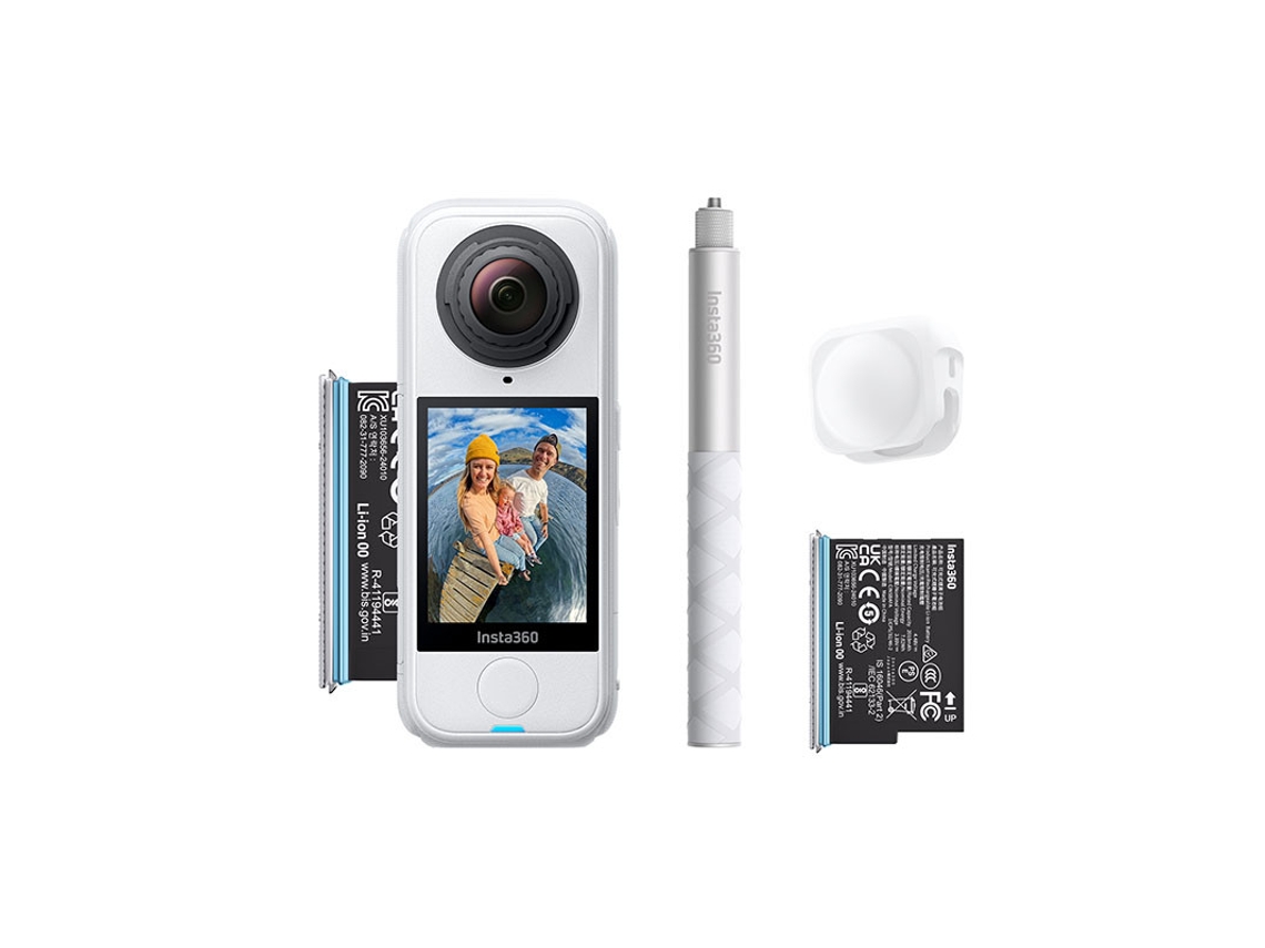 Kit de inicio para cámara INSTA360 360 X4 Air, color blanco ártico