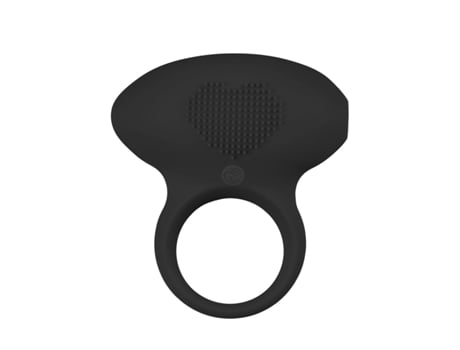 Anillo vibrador para el pene Negro EASYTOYS MEN ONLY