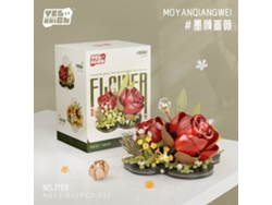 Bloques de construcción Serie Animales Flores Mariposa, Kit Creativo Insectos, Decoración Adultos Niños Aeuzwr