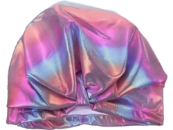 Gorro de natación para mujer con cabello largo, fabricado en nailon.
