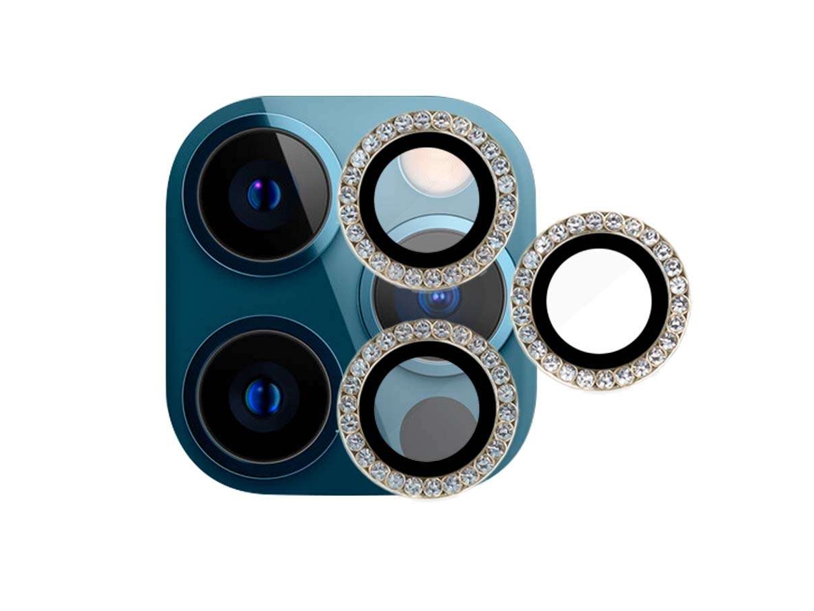 Cubre Objetivo Brillo Oro Para Iphone 13 Pro Max