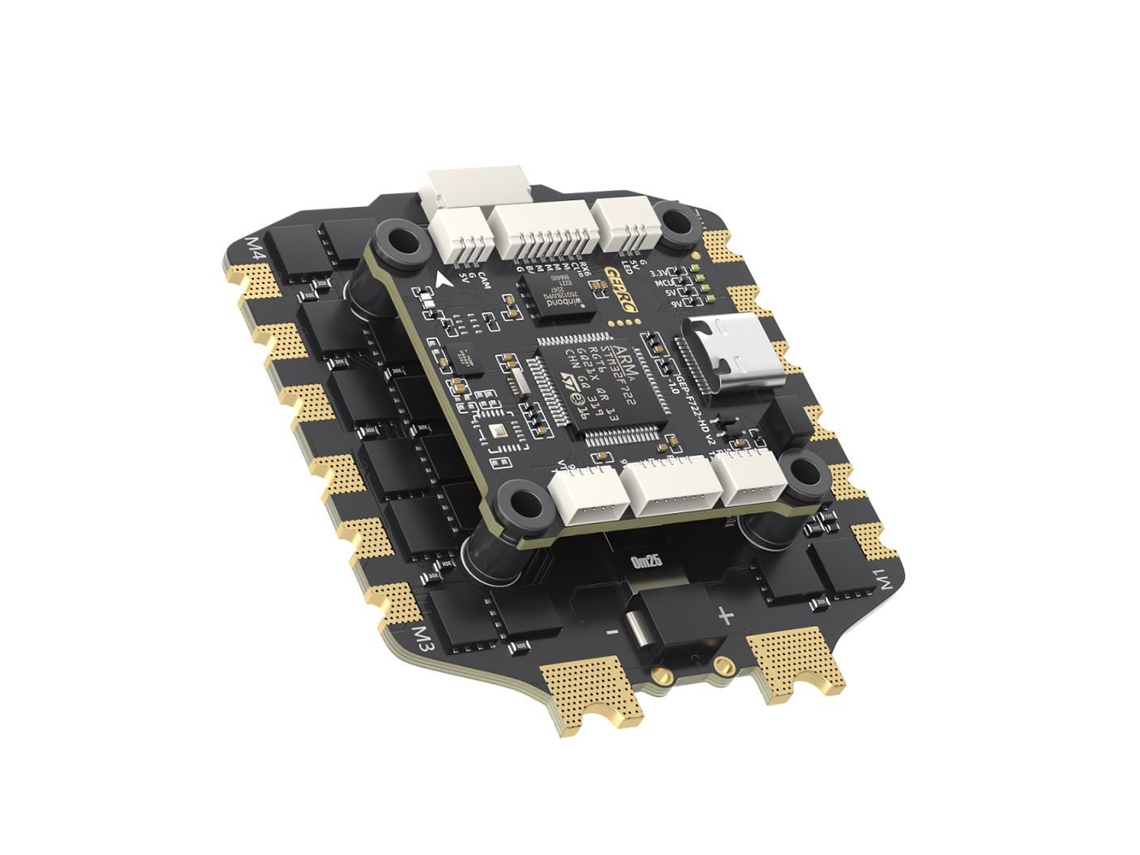 Controlador De Vuelo F722+60a geprc Taker F722 F7 3-6s Con Bec De 5v 9v Bls 60a / 80a V2 4 En 1 Para Drones Rc Fpv Racing