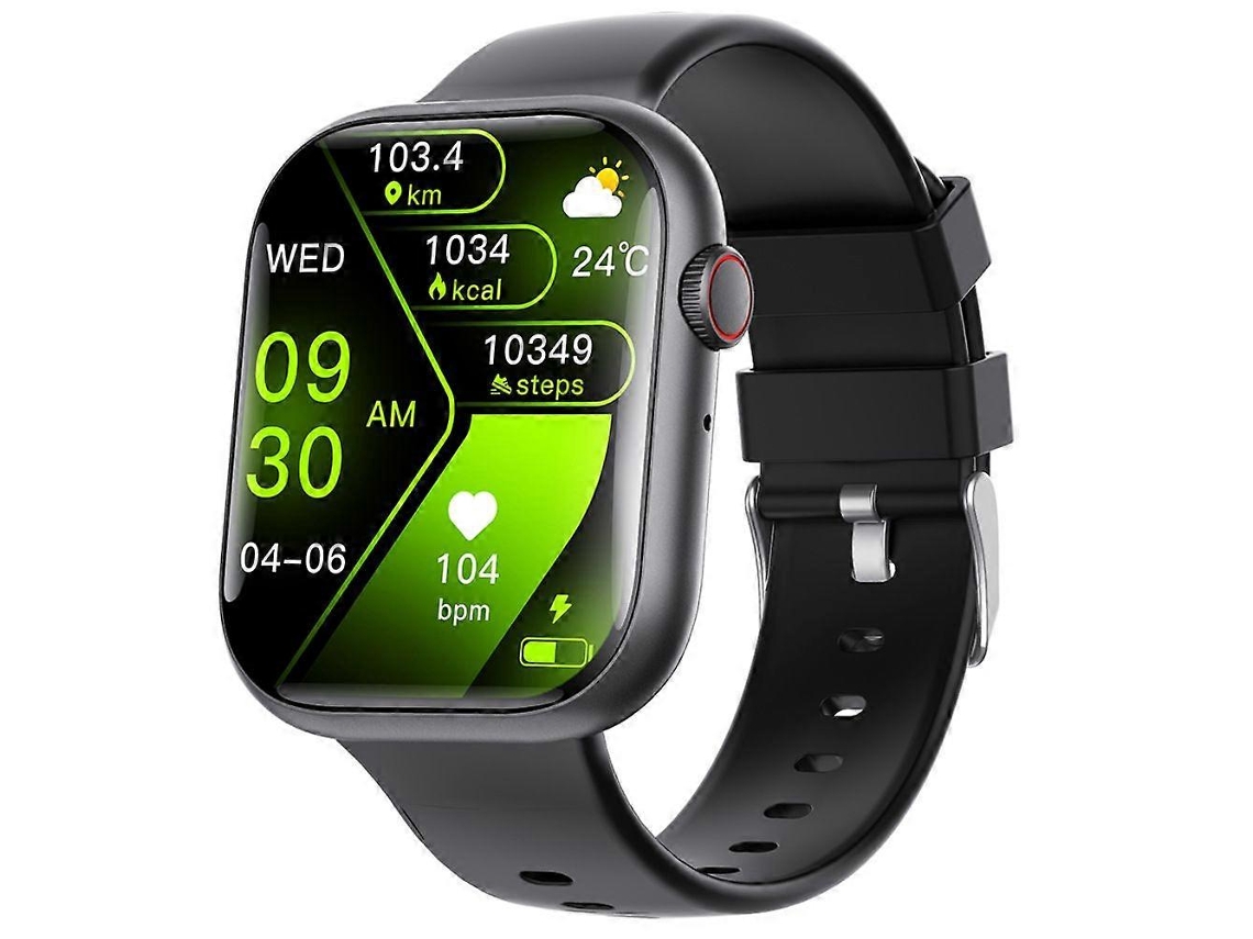 Reloj inteligente F58 para medir la presión arterial, el ácido úrico, el oxígeno en sangre y el sueño. Llamadas Bluetooth. Glucemia. Bicicleta eléctrica Ly.