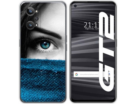 Carcasa para Realme GT 2 5G TUMUNDOSMARTPHONE Dibujos Ojo Multicolor