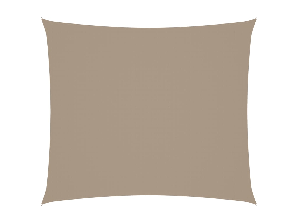 Maison Exclusive - Toldo De Vela Rectangular Tela Oxford Gris Taupe 2x2,5 M