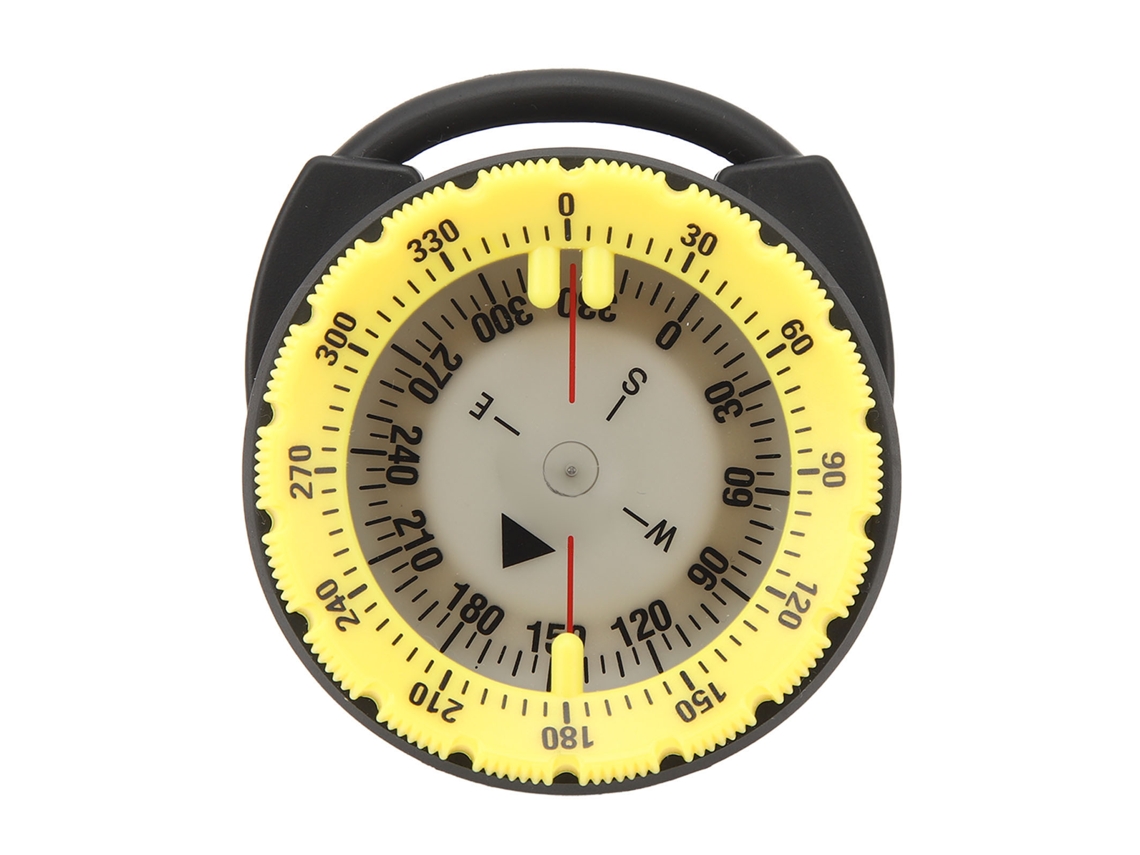 Urbannova-brújula De Buceo Magnética Luminosa Subacuática De 50 M, Resistente Al Agua, Con Abrazadera Para Buceo, Deportes Acuáticos, Color Amarillo