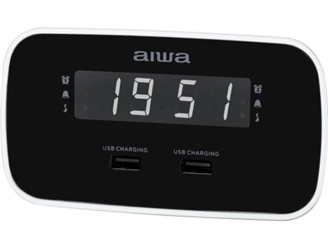 Radio Despertador AIWA Cru-19Bk (USB)