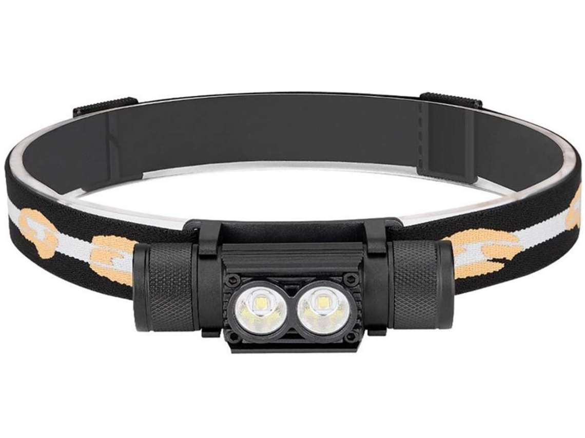 Mini Lámpara De Cabeza 3 Modos Impermeable Cob Led Linterna Faro Linterna Linterna Con Diadema Uso Batería Aa (negro)