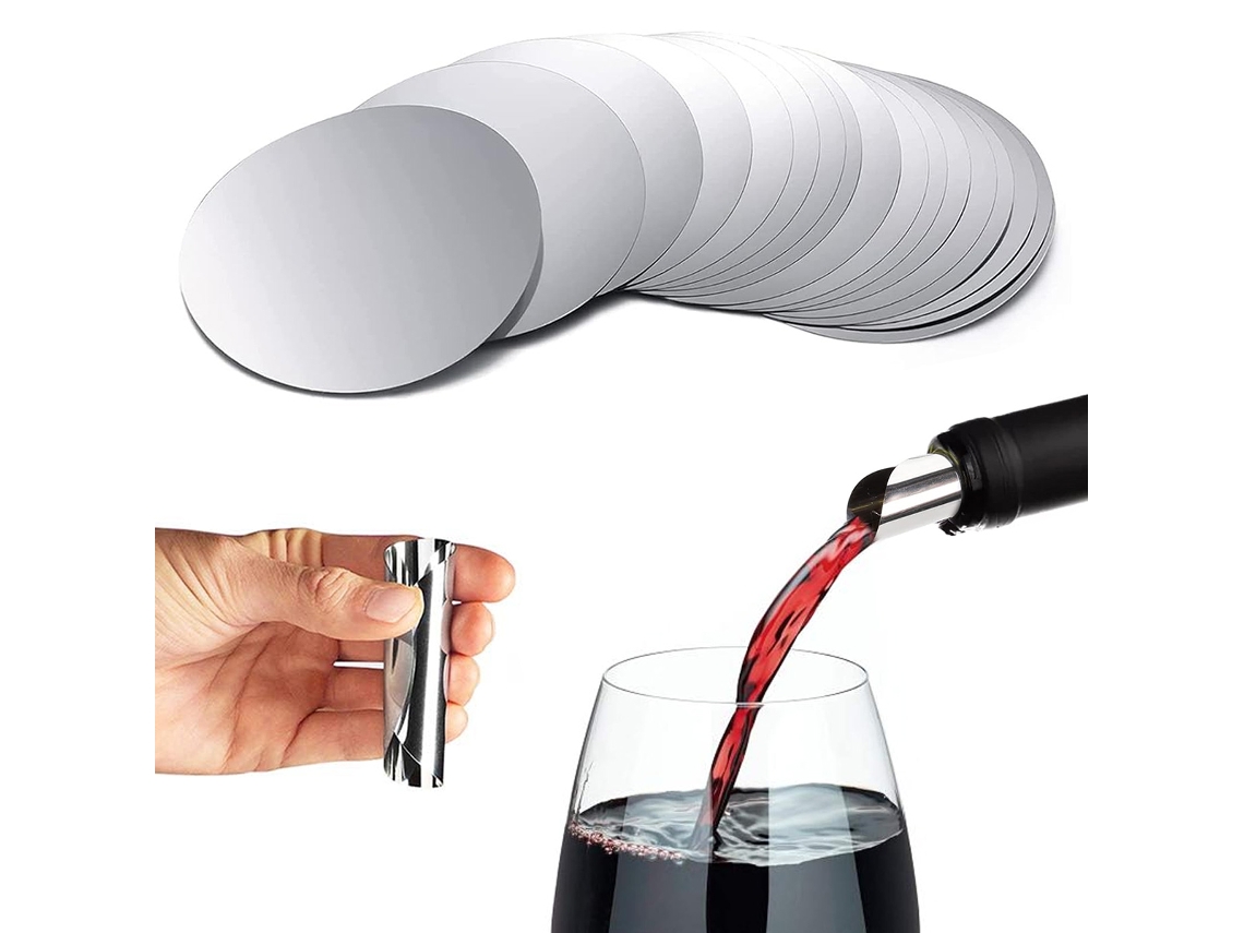 KOFIHETY Pack de 30 Funiles para Vino, Ayuda para Verter, Funil Antigoteo, Reutilizable para Botellas de Vino, Accesorios para Cumpleaños, Boda, Fiesta