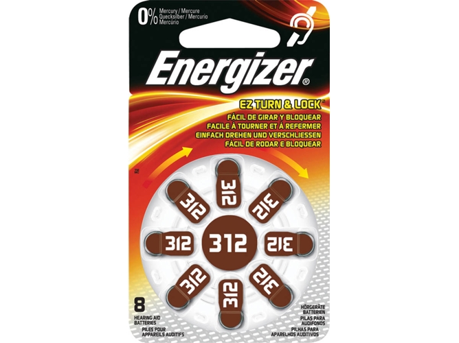 Pilas recargable ENERGIZER ENZINCAIR312-8