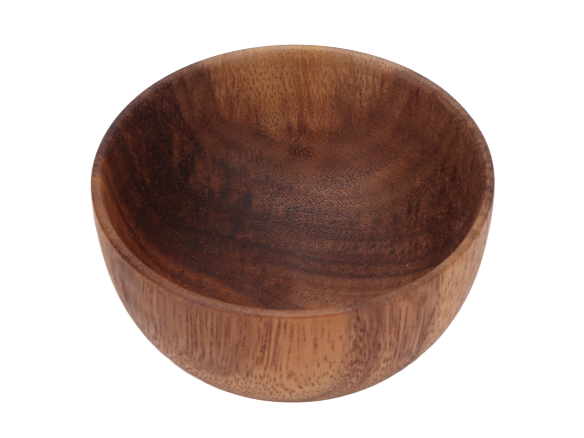 Taza De Jabón De Afeitar Portátil De Madera Con Gran Capacidad