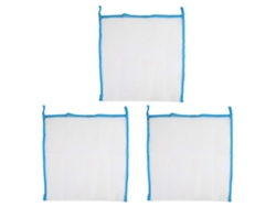 3 Bolsas Portátiles De Malla Azul Para Guardar Juguetes De Baño