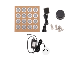 16 Unidades De Lámparas Led Subterráneas De Acero Inoxidable Ip67 Para Jardín, Terraza Y Escaleras, 12 V, 3000 K