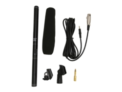 Microfone De Entrevista Com Fio Profissional Redução De Ruído Handheld Condensador Xlr Para Gravação Ao Vivo