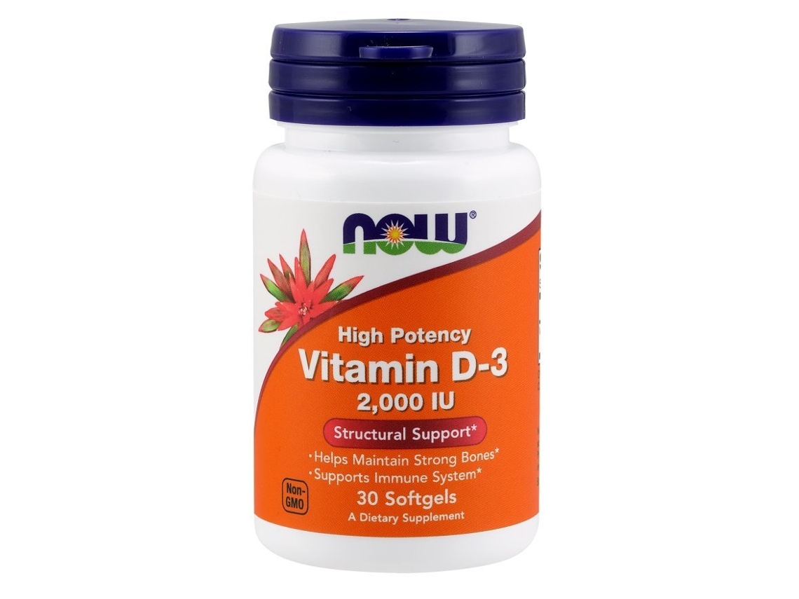 NOW FOODS Vitamin D-3 2000 Iu 30 Perlas