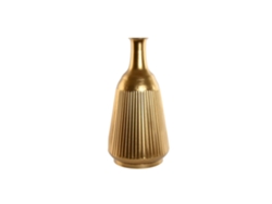 Jarron Metal Dorado 29x29x57,5cm