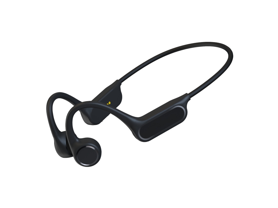 Auriculares Bluetooth con conducción ósea real, auriculares deportivos X22, negros [Resistentes al agua IPX8, memoria de 32 GB]