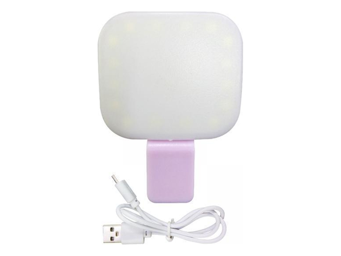 Luces para selfies, luz nocturna portátil recargable, slowmoose