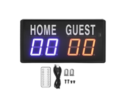 2026-tablero Electrónico Digital De Mesa De Aluminio Con Control Remoto 100-240v Para Baloncesto Voleibol Con Plug Uk