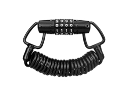 Candado De 4 Dígitos Para Cascos De Motocicleta Black
