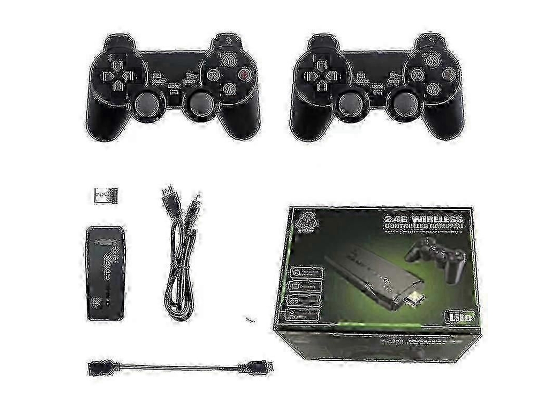 Consola M8 Game Stick Lite: Consola de juegos portátil inalámbrica 4K para TV con más de 20.000 juegos de PS1 y retro. GOKOCO