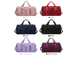 Bolsa De Gimnasio Con Compartimento Para Zapatos Y Separador De Ropa Seca/húmeda, Impermeable, Para Entrenamientos, Viajes, Deportes Y Yoga.