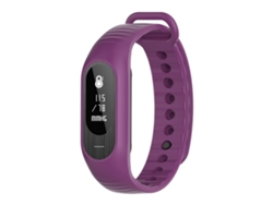 Pulseira Inteligente Bluetooth B15p Fitness Tracker Monitor Cardíaco Resistente À Água Ip67 Roxa Com App