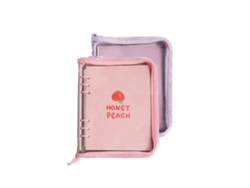 2 fundas para cuaderno A6 con cremallera y anillas, organizador de fotos y planificador Kofihety