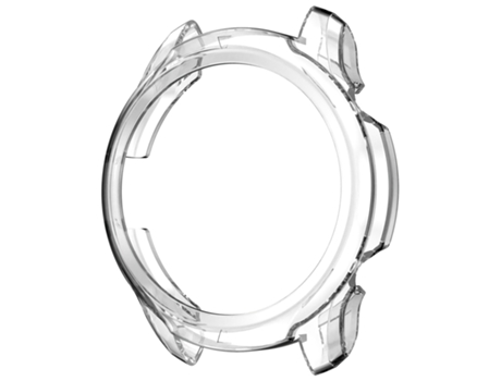Funda protectora con marco de galvanoplastia de TPU Ticwatch Pro 3 (transparente)
