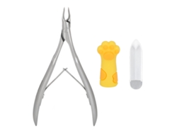 Kkml-tijeras De Manicura De Acero Inoxidable Para Quitar Piel Muerta, Alicates Para Cutículas Con Funda