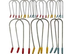 24 Peças De Clips Para Cachos Quentes De Aço Inoxidável, Ferramentas De Penteado Para Casa E Salão 7,00x1,90x0,20cm Cor Aleatória