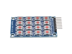 Módulo de teclado 2026as-4x4 con 16 botones de interruptor para expansión externa del control eléctrico del microcontrolador.