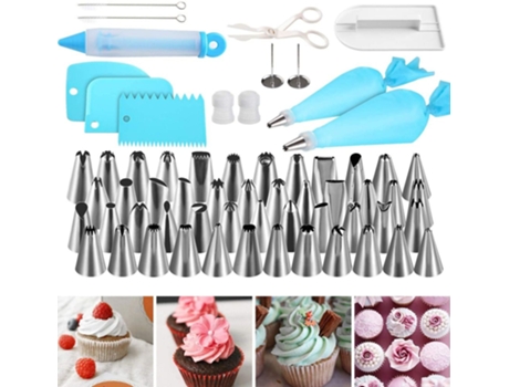 Juego de 62 puntas de repostería para decoración de tartas.