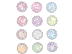12 Peças De Purpurinas Para Arte De Unhas Adesivos Diy Glitter Purpurinas Decoração De Manicura