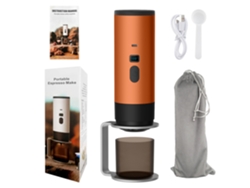 Cafetera Expreso Portátil (naranja) - Cafetera 2 En 1, Compatible Con Café En Polvo Y Cápsulas Ns