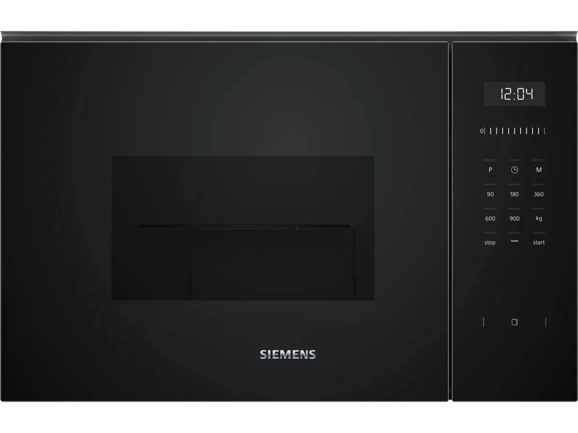 Microondas SIEMENS BE555LMB1 (25 L - Con Grill - Negro)