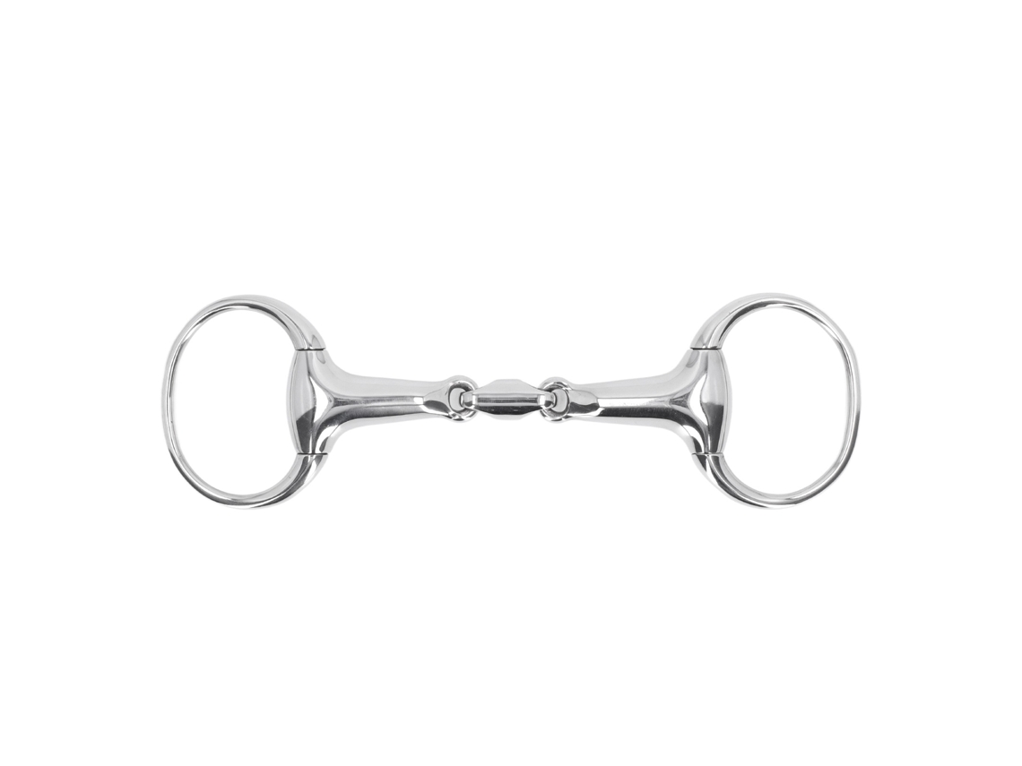 Anillo de bozal de acero inoxidable para caballo de 125 mm, equipo de entrenamiento