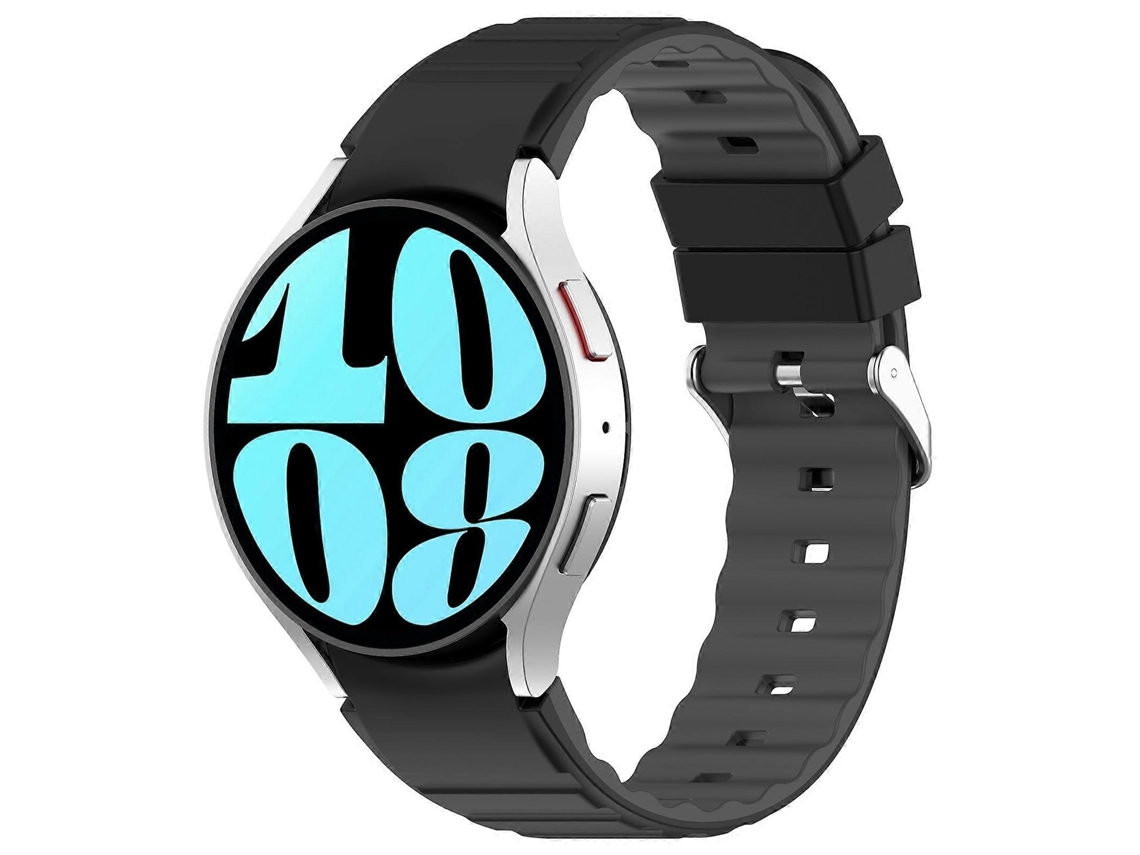 Pulsera horizontal de silicona bicolor