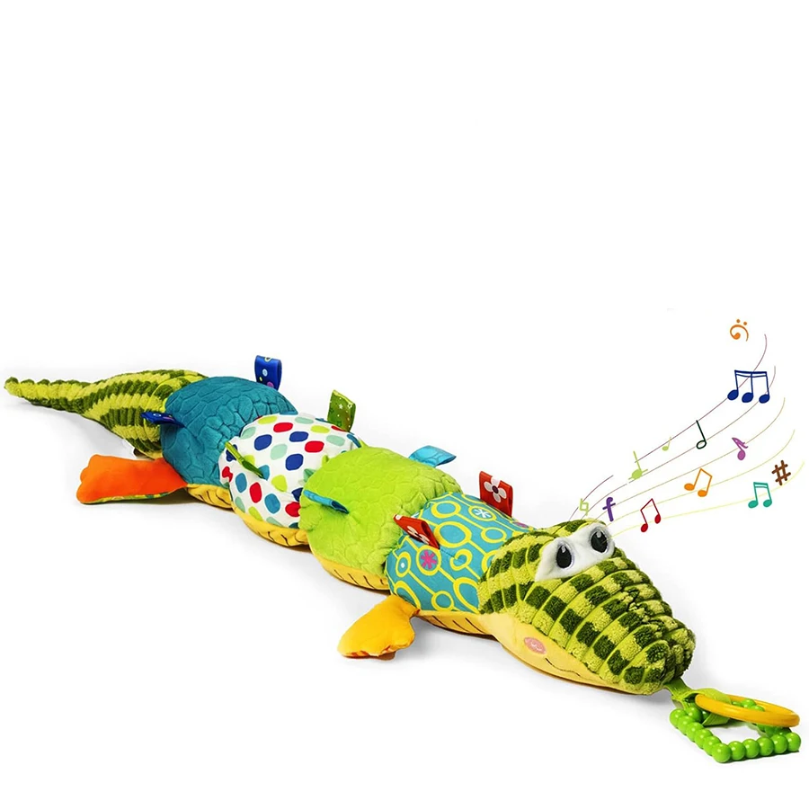 Juguete Para Bebés, Ideal Para Que Jueguen Boca Abajo, Con Sonajero Que Emite Un Sonido De Susurro.