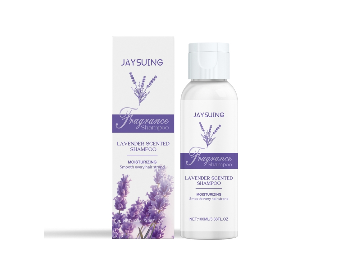 Champú perfumado para mujer con aroma a lavanda.