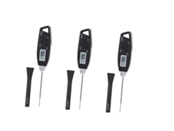 Termómetro digital de 3 piezas para barbacoa, indicador de temperatura para carnes, termómetro digital de cocina Vayotoy