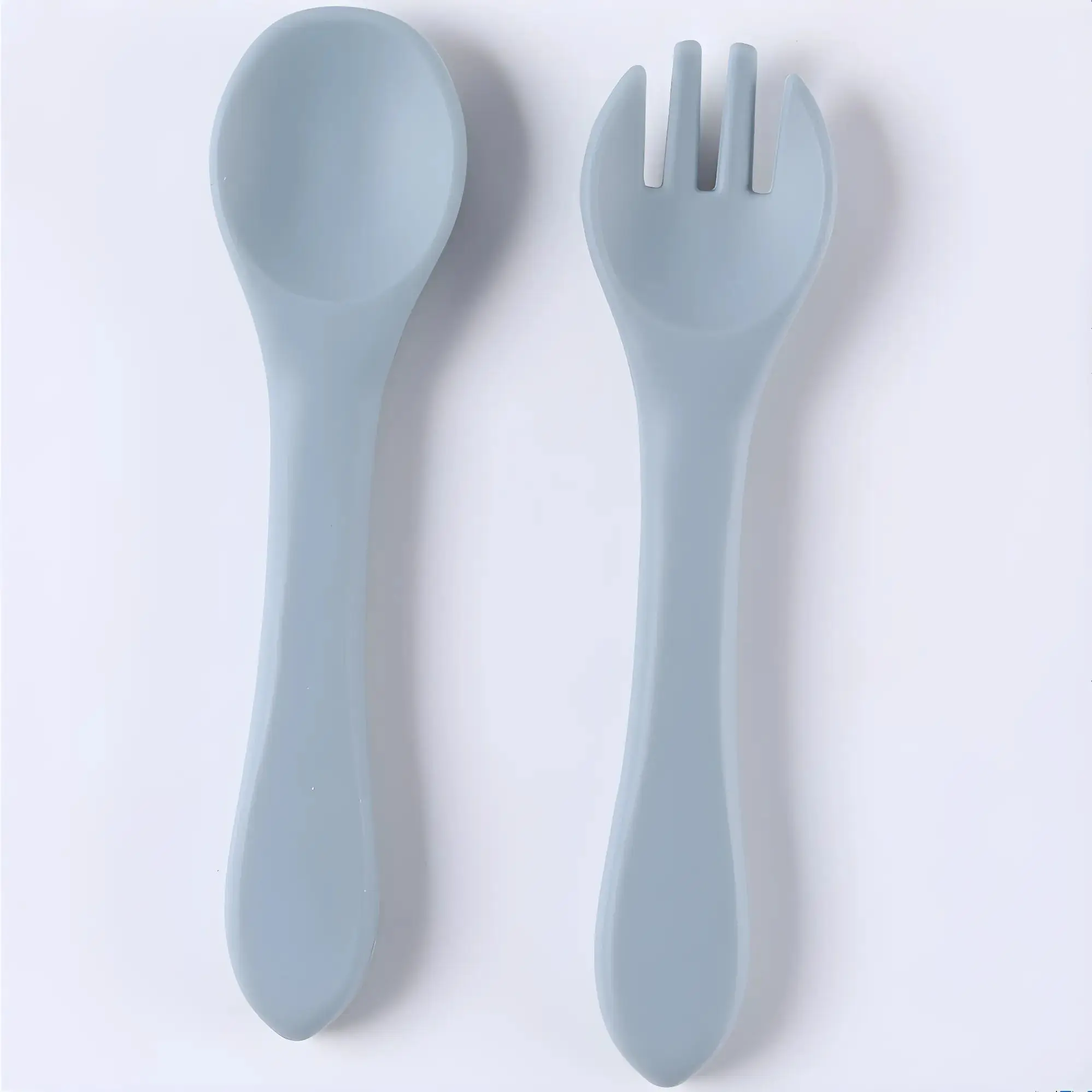 Cuchara de silicona para bebés y niños, apta para niños de 0 a 12 años. MDUG (hailan)