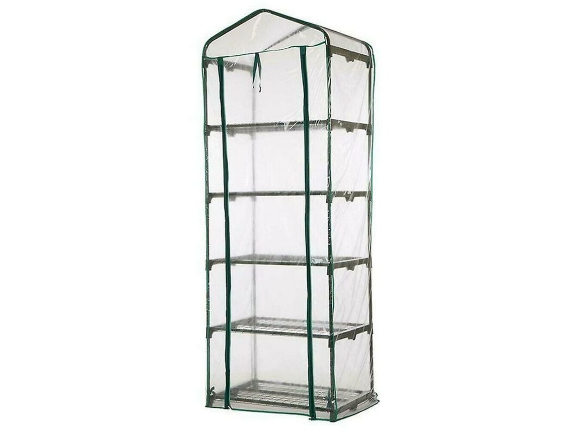Mini invernadero portátil, diseño compacto, cubierta transparente resistente para uso interior y exterior, extensión de temporada, fácil montaje, máxima protección.