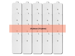 (20 Piezas) Parches Terapéuticos Tens, Masajeador Muscular Corporal De Acupuntura De Pulso Ems