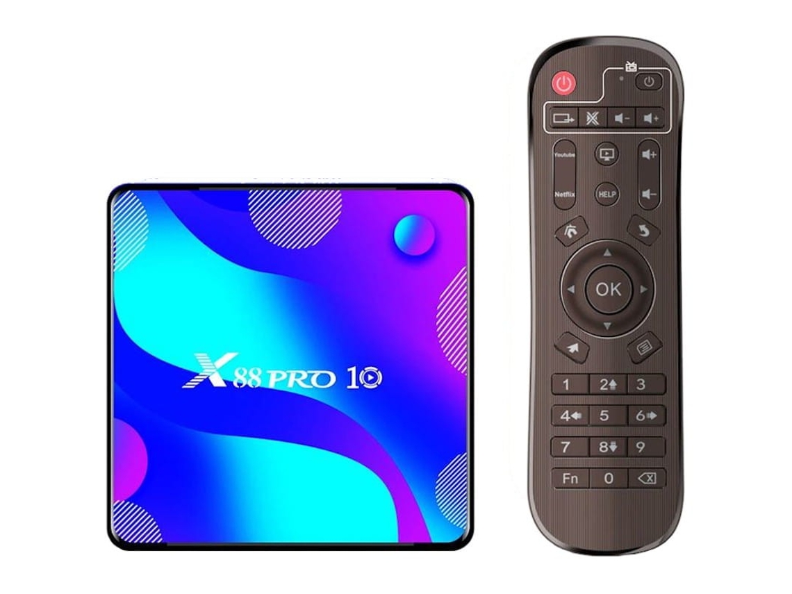 X88 Pro 10 4Gb/32Gb 4K Android Tv 10.0 Android Tv Original