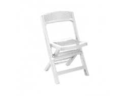 Silla Plegable Resina Asso Blanca