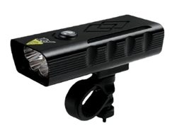Faro De Bicicleta Luz Recargable Usb Luz Frontal De Bicicleta Impermeable Para Paseos Nocturnos Yizhood (negro)