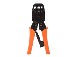 Herramienta Multiusos Para Crimpar Redes Con Trinquete Ht 200r: Crimpadora Y Pelacables Eficiente.