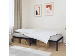 Marco de Cama Metal Negro (107x203cm)