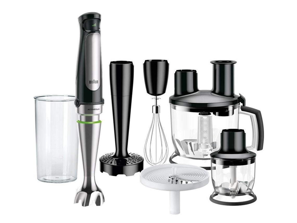 Braun Mq 7087X 1,2 L Varita mágica 1000 W Negro Acero inoxidable